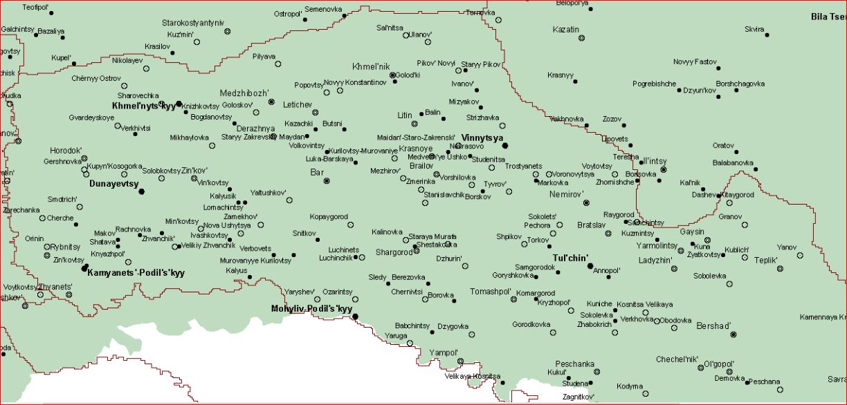 Podolia Map